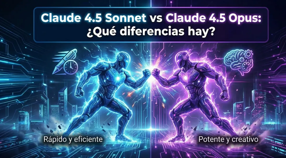 Claude 4.5 Sonnet vs Claude 4.5 Opus: ¿Qué diferencias hay?